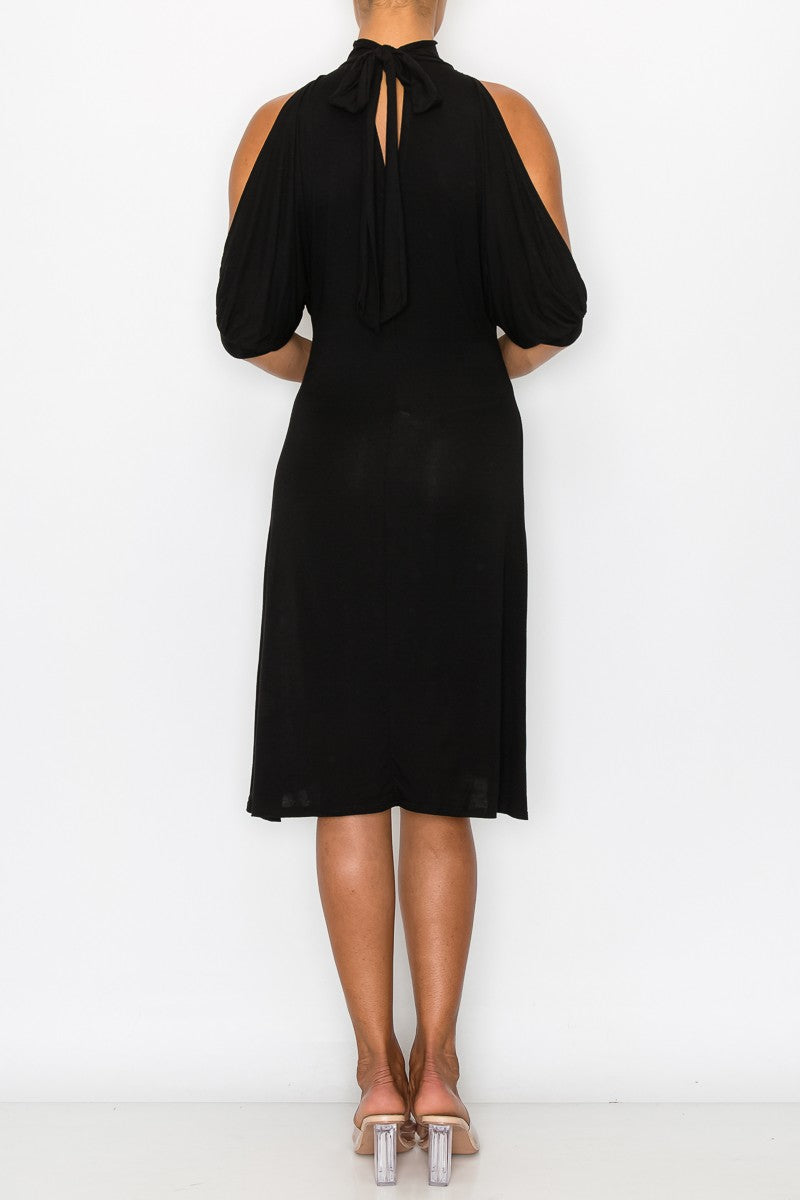 Celeste Open Shoulder Dress