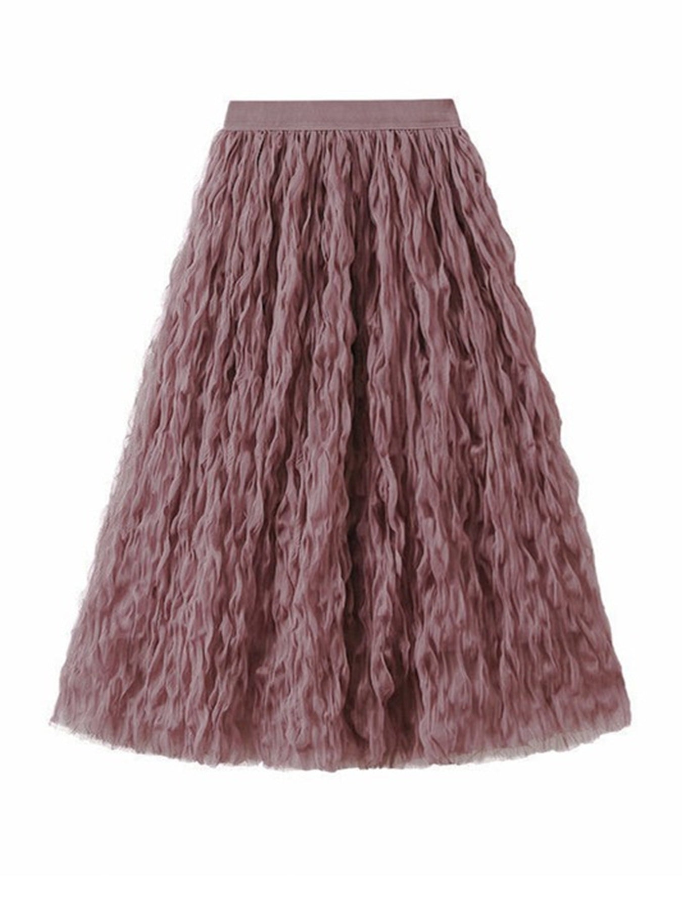 Mesh Midi Skirt