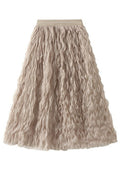 Mesh Midi Skirt