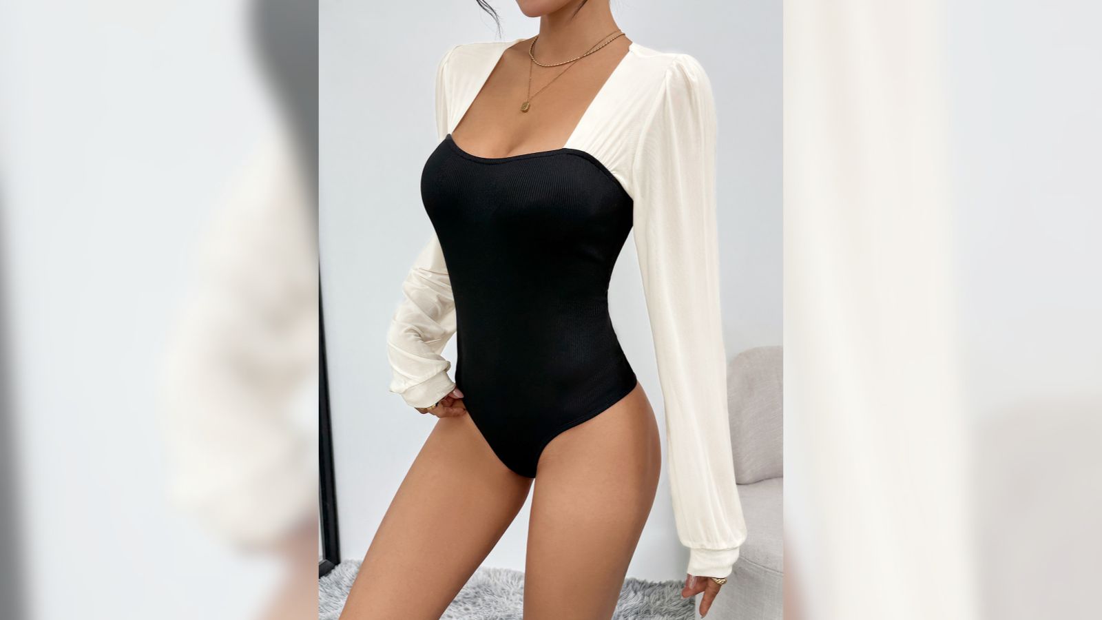 Contrast Form Bodysuit