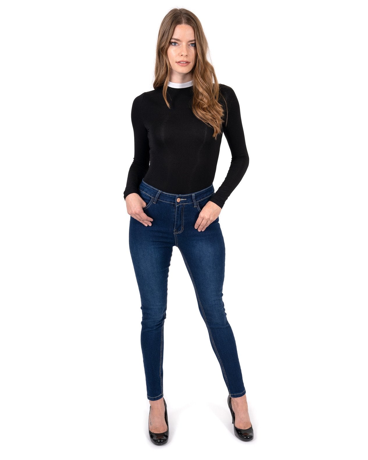 High Rise Skinny Jeans